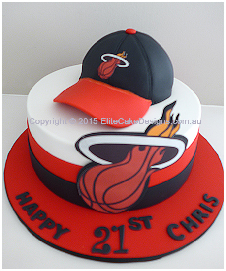 NBA Basketball theme birthday cake